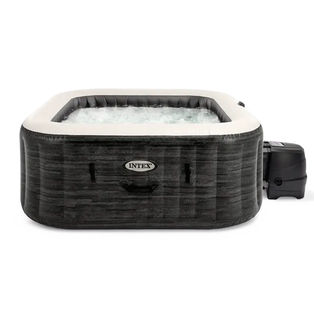 Spa Insuflável INTEX PureSpa Ardoise – 6 Pessoas – 170 Jatos de Bolhas – Wi-Fi – LED – Sal