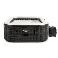 Spa Insuflável INTEX PureSpa Ardoise – 6 Pessoas – 170 Jatos de Bolhas – Wi-Fi – LED – Sal