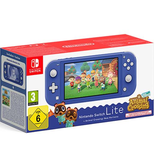 Consola Nintendo Switch Lite - Azul + Animal Crossing New Horizons