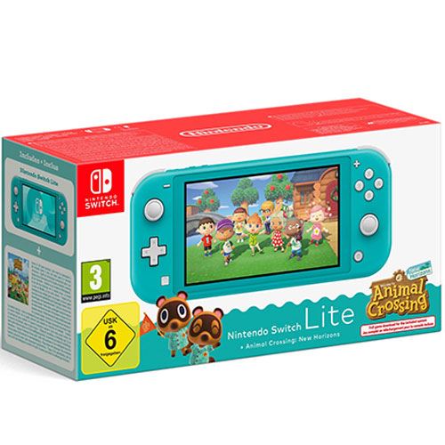 Consola Nintendo Switch Lite - Turquesa + Animal Crossing New Horizons