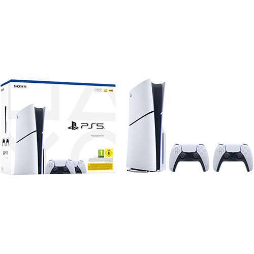 Consola PlayStation®5 Slim Standard - 1TB - 2025 - 2 Comandos DualSense®
