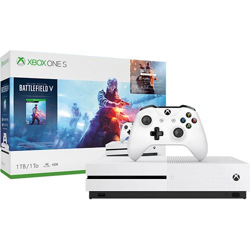 Consola Xbox One S - 1TB - Branco + Battlefield  V - Deluxe Edition