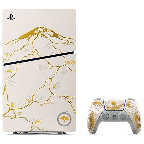 Consola Playstation PS5 Slim Standard - Ghost of Yōtei™ - Edição Limitada Gold + Jogo Ghost of Yōtei™ - PS5