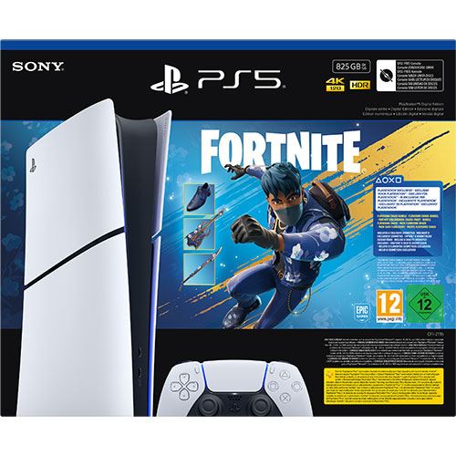 Consola PlayStation®5 - Slim Digital - 825GB - 2025 + Fortnite  Flowering Chaos - PS5