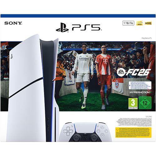 Consola Playstation PS5 Slim Standard - 1TB + Jogo EA Sports FC 26 - PS5