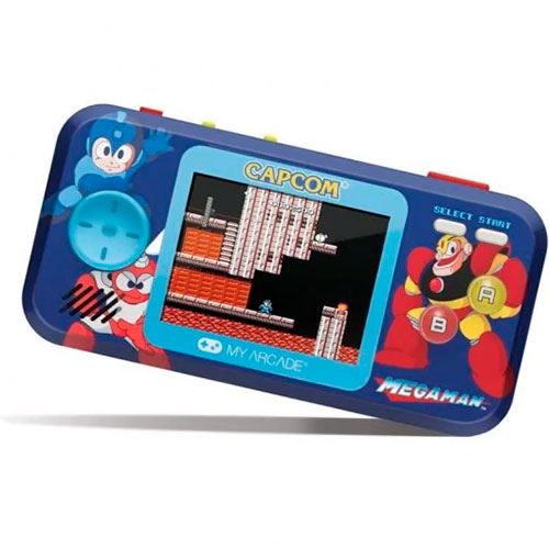 Consola de Jogos Retro Portáteis Pocker Player Megaman