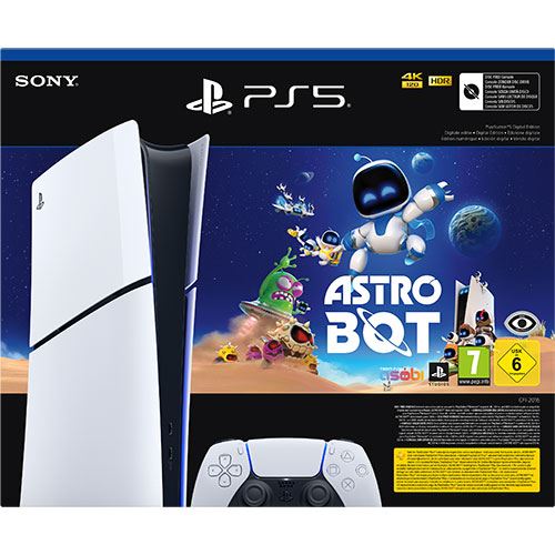 Consola Playstation PS5 Slim Digital + Astro Bot - PS5
