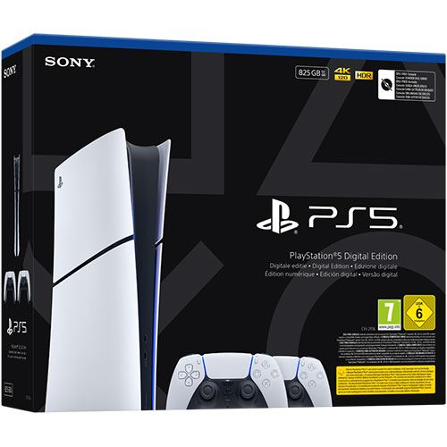Consola PlayStation®5 - Slim Digital - 825GB - 2025 - 2 Comandos DualSense®