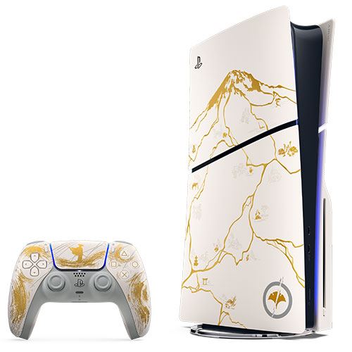 Consola Playstation PS5 Slim Standard - Ghost of Yōtei™ - Edição Limitada Gold + Jogo Ghost of Yōtei™ - PS5