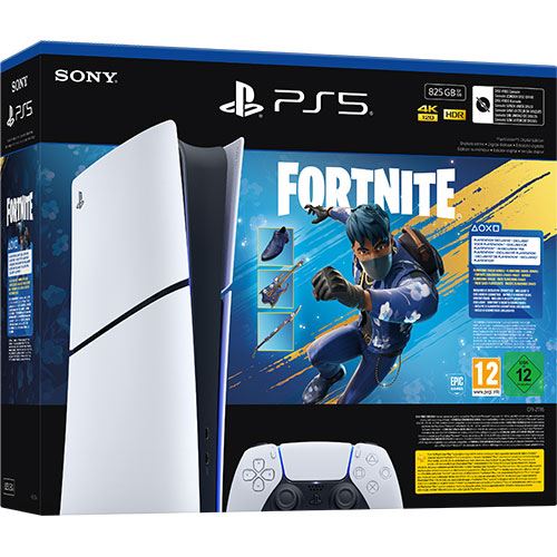 Consola PlayStation®5 - Slim Digital - 825GB - 2025 + Fortnite  Flowering Chaos - PS5