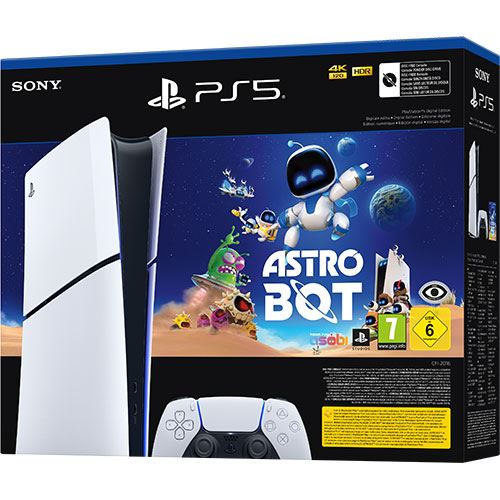Consola Playstation PS5 Slim Digital + Astro Bot - PS5