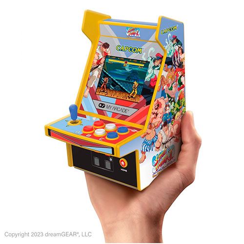 Consola de Jogos Retro Micro Player Street Fighter II 2.75"