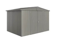Abrigo de Jardim em Metal 7,20m² Esp. 0,53mm Europa 5 Biohort – Cinzento