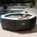 Inflatable Spa INTEX PureSpa Carbone – 6 People – 6 Jets + 140 Bubbles – Wi-Fi – Salt