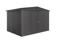 Abrigo de Jardim em Metal 7,20m² Esp. 0,53mm Europa 5 Biohort – Cinzento