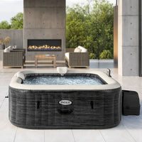 Spa Insuflável INTEX PureSpa Ardoise – 6 Pessoas – 170 Jatos de Bolhas – Wi-Fi – LED – Sal