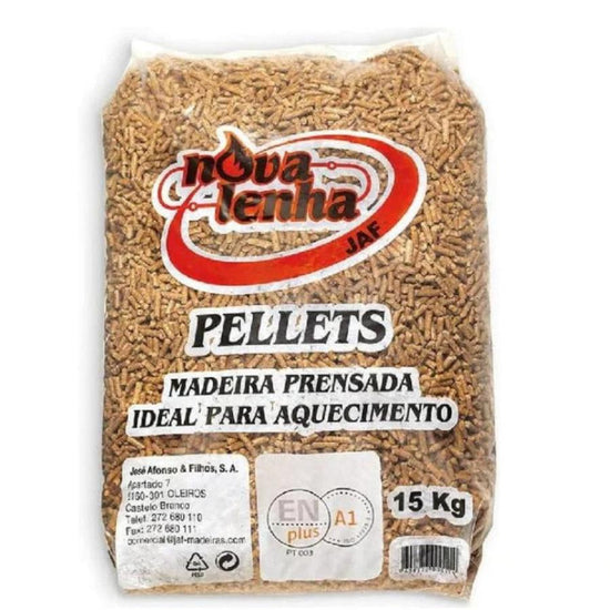 Pellets de madeira NovaLenha – Palete com 77 sacos de 15kg