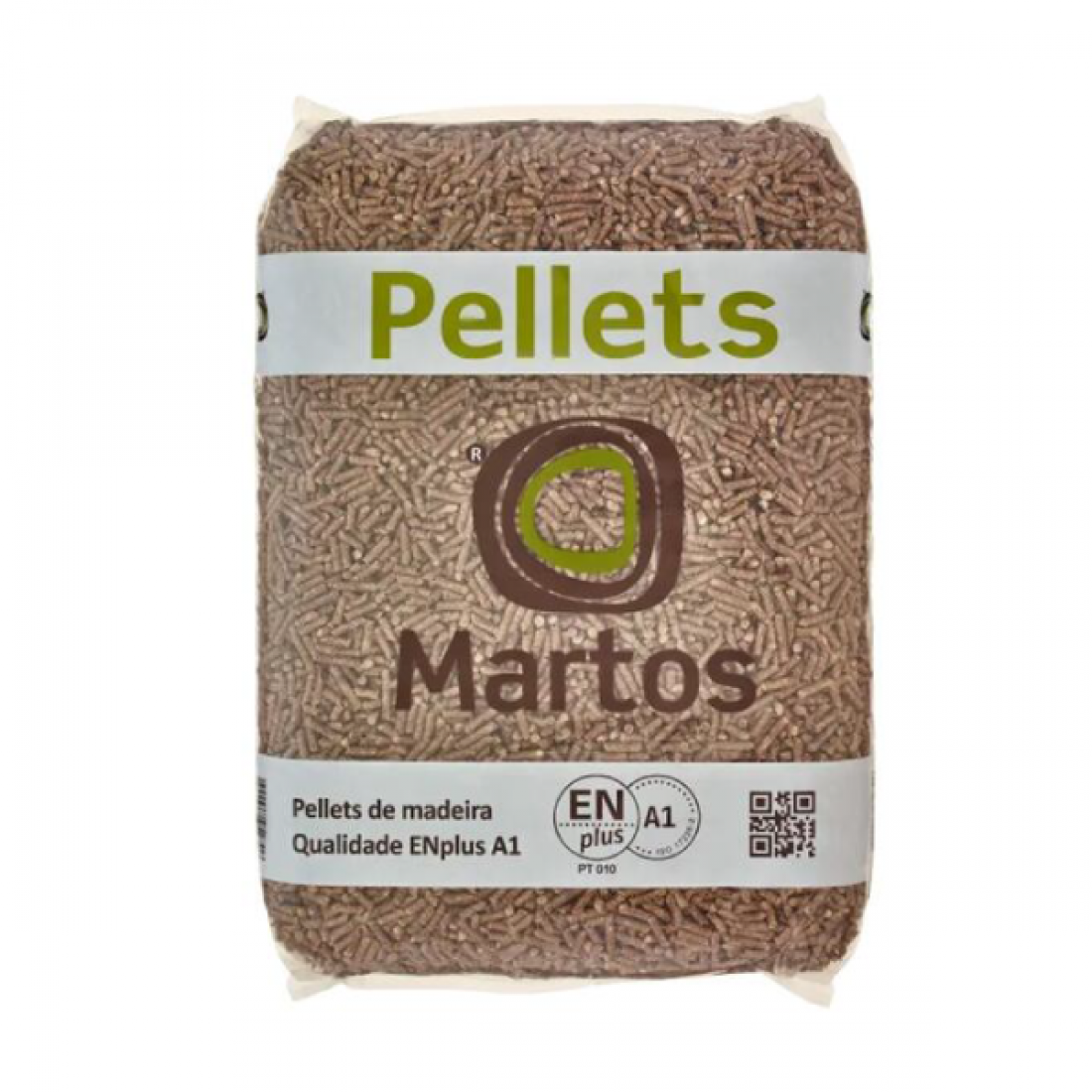 Martos Pellets de Pinho Certificados para Aquecimento — Saco 15 kg