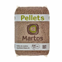 Martos Pellets de Pinho Certificados para Aquecimento — Saco 15 kg