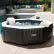 Inflatable Spa INTEX PureSpa Carbone – 6 People – 6 Jets + 140 Bubbles – Wi-Fi – Salt