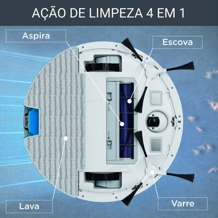 Aspirador Robot Rowenta X-Plorer Serie 130 Branco