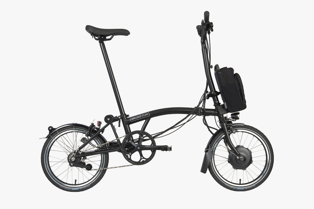 Bicicleta Elétrica Brompton Electric C-Line Explore Black
