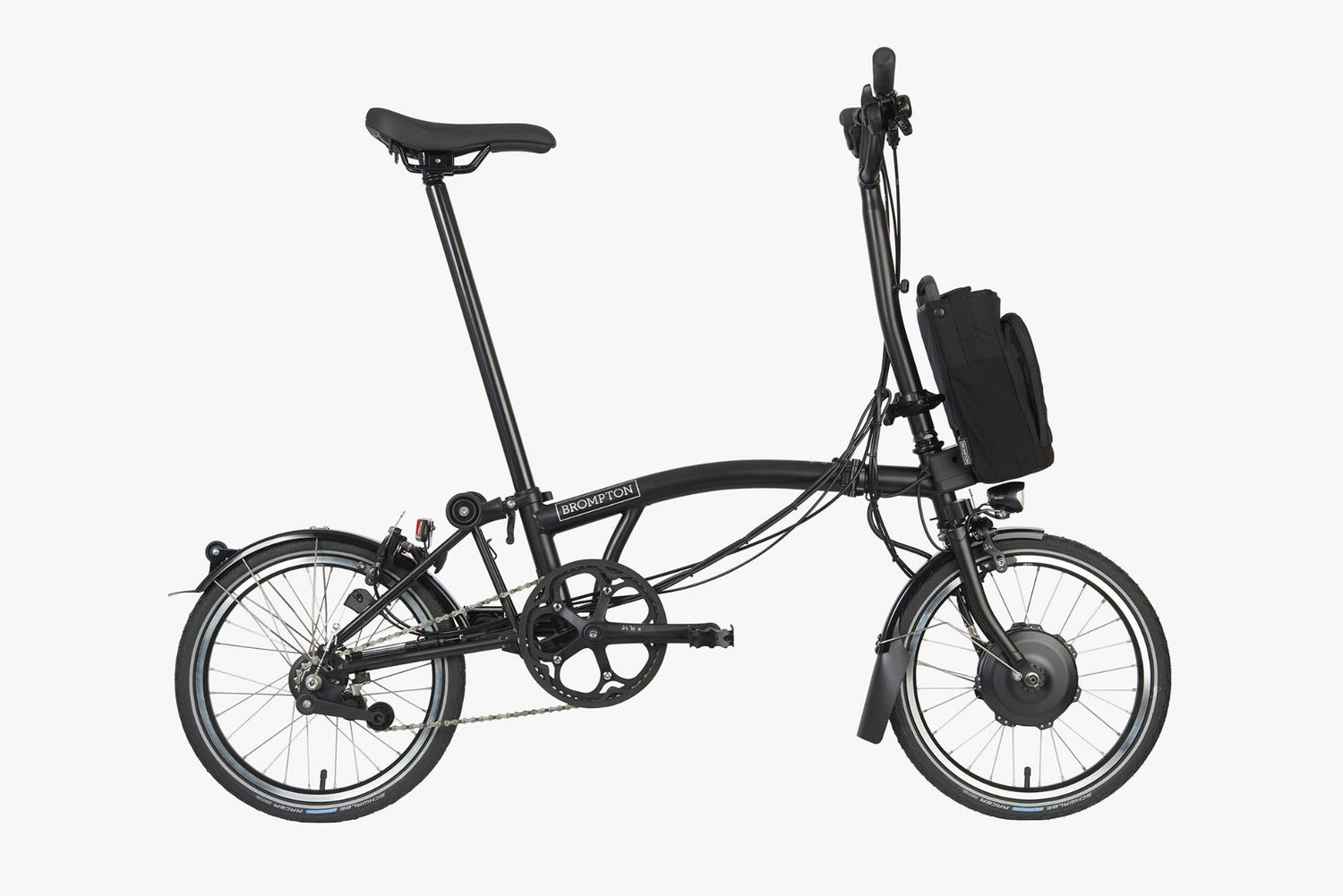 Bicicleta Elétrica Brompton Electric C-Line Explore Black