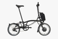 Bicicleta Elétrica Brompton Electric C-Line Explore Black