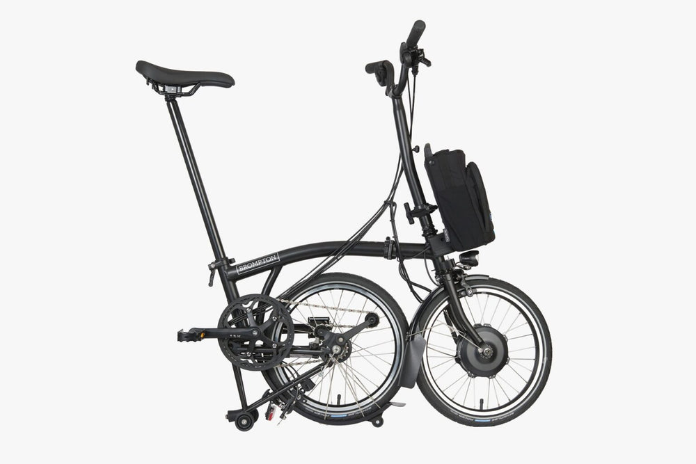 Bicicleta Elétrica Brompton Electric C-Line Explore Black