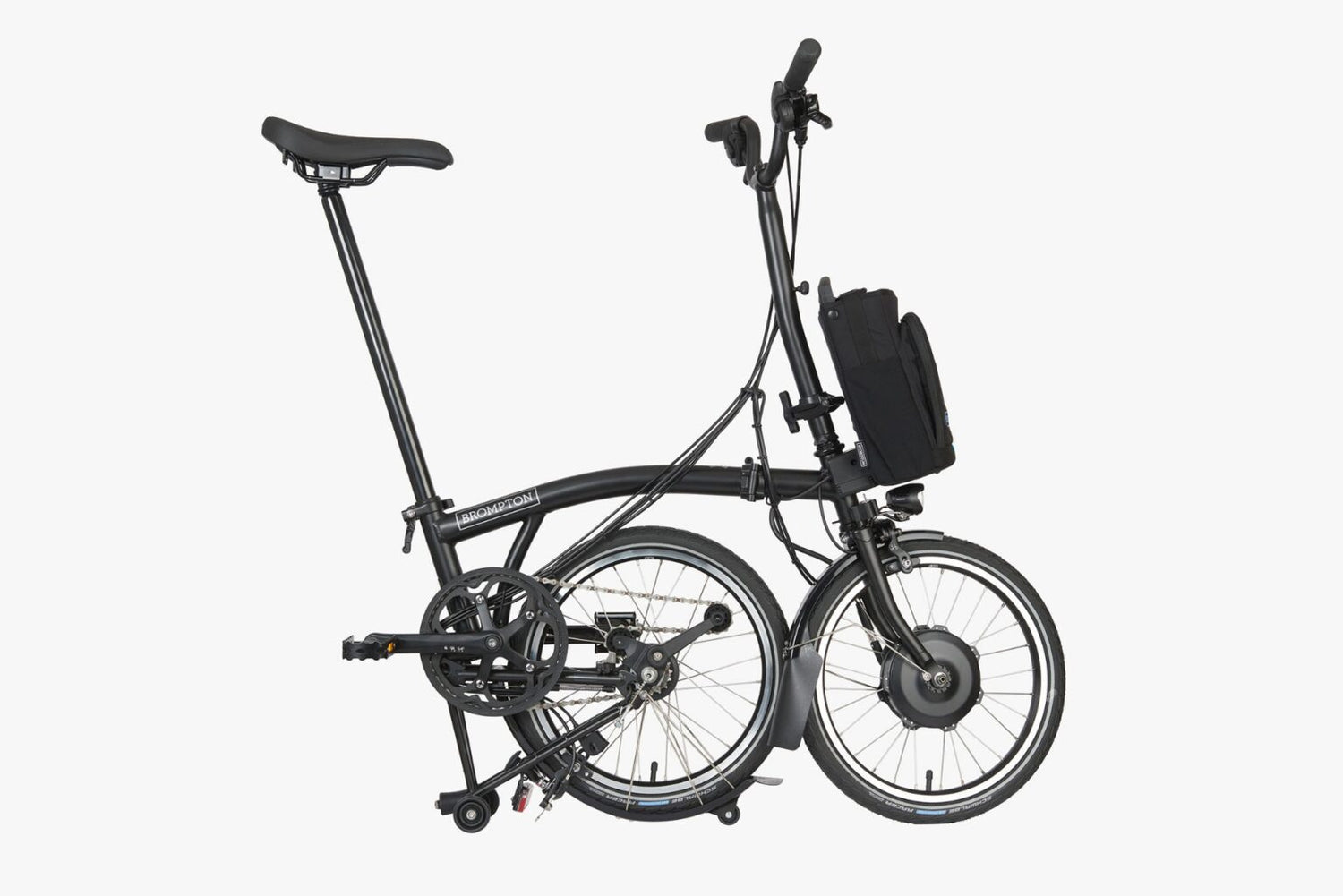 Bicicleta Elétrica Brompton Electric C-Line Explore Black