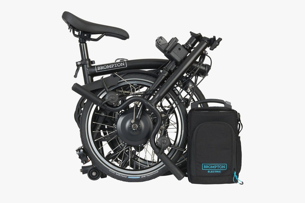 Bicicleta Elétrica Brompton Electric C-Line Explore Black