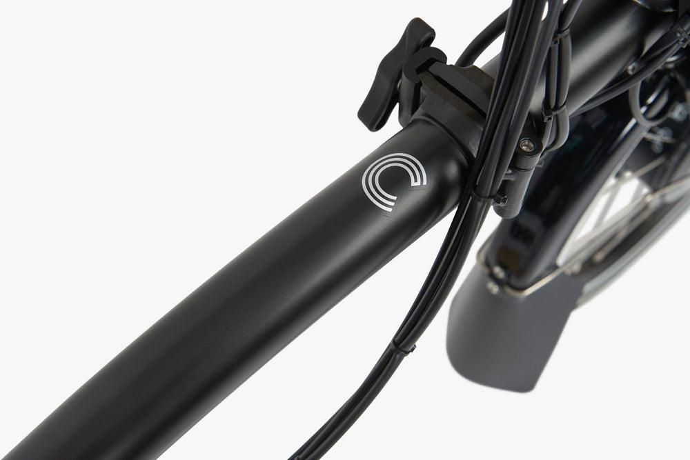 Bicicleta Elétrica Brompton Electric C-Line Explore Black