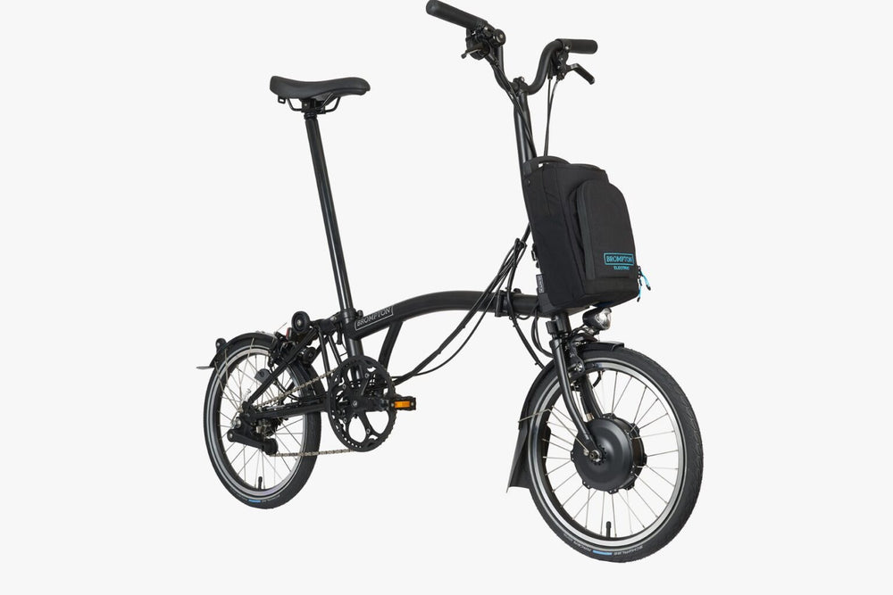 Bicicleta Elétrica Brompton Electric C-Line Explore Black