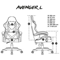 Cadeira Gaming Drift Fury Avenger Preto