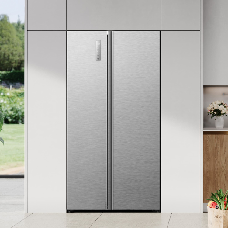 Frigorífico Americano Hisense Side by Side RS3P558NEIE 544L Inox