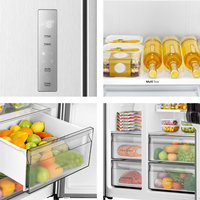 Frigorífico Americano Hisense Side by Side RS3P558NEIE 544L Inox