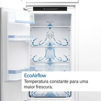 Frigorífico Combinado Encastre Bosch Serie 4 KIV86VSE0 267L Branco
