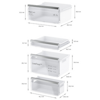 Frigorífico Combinado Encastre Bosch Serie 4 KIV86VSE0 267L Branco