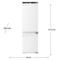 Frigorífico Combinado de Encastre Hisense RB3B250SAWE 252L Branco