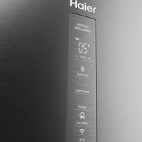 Frigorífico Combinado Haier HDPW5620CNPK 406L Inox