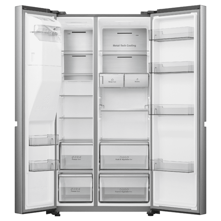 Frigorífico Americano Hisense RS818N4TIE 632L Inox