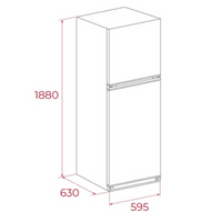 Frigorífico Combinado Teka NFL342C 302L Inox
