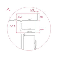 Frigorífico Combinado de Encastre Teka RBF43345FI 271L