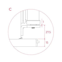 Frigorífico Combinado de Encastre Teka RBF43345FI 271L