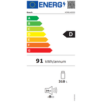 Frigorífico de Encastre Bosch Serie 6 KIR81ADD0 310L Branco