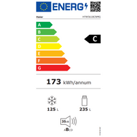 Frigorífico Combinado Haier HTW5618CNMG 360L Inox