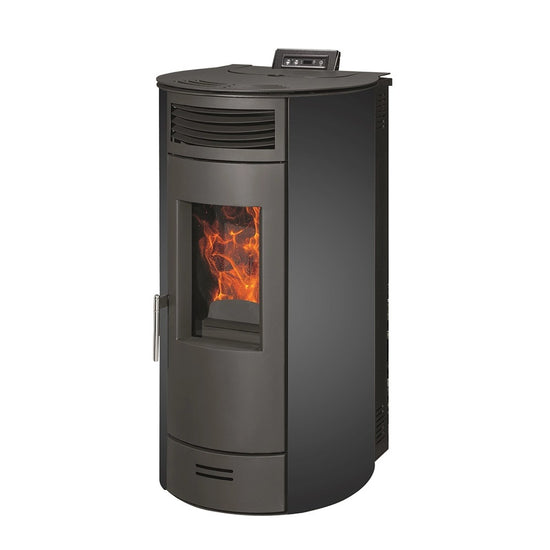 Salamandra a Pellets Sannover Flavia 13 kW Preto Alta Eficiência