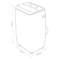 Ar Condicionado Portátil Bodner Kuban 12000 BTU R290 com Desumidificador e Ventilação