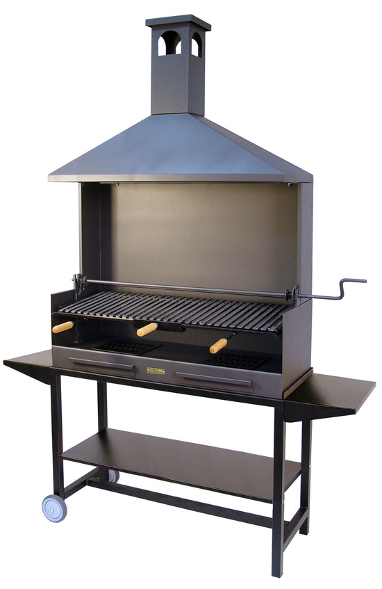 Barbecue a Carvão Imex El Zorro Chimenea 100x40cm Grelha Argentina