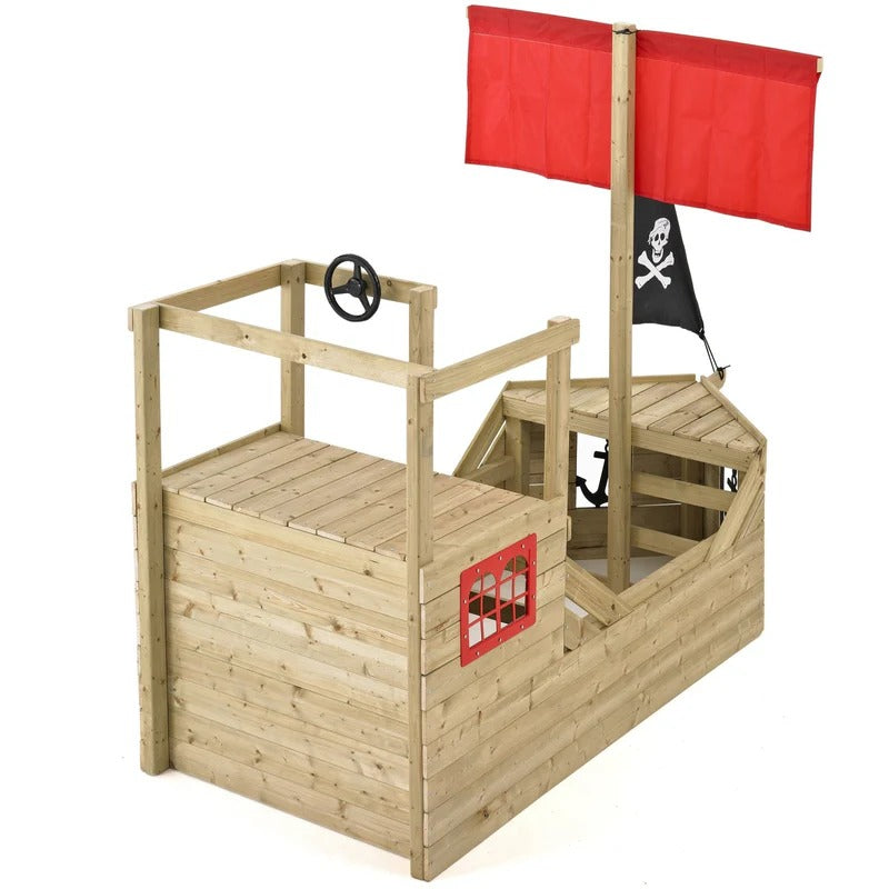 Cabana Barco Pirata em Madeira FSC® GALLEON – TP TOYS – 3 Anos+